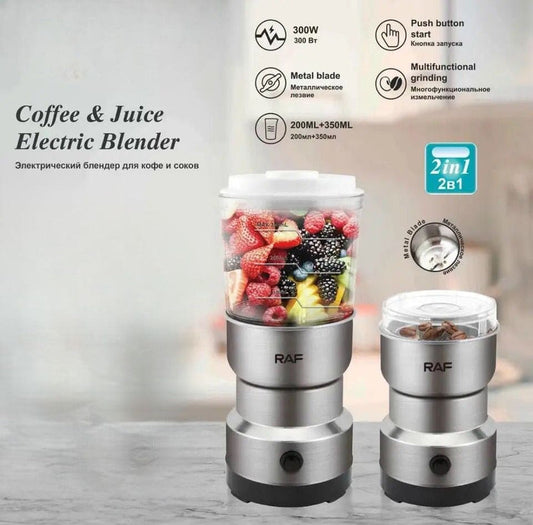 Portable Mini Electric Coffee Grinder, Spice Pepper Juicing Grinder, Kitchen Grain Machine